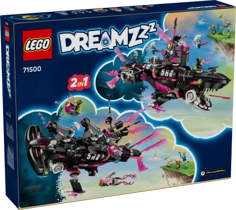 Конструктор LEGO DREAMZzz 71500 Кошмарная подводная лодка-акула