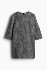 Платье-колокол из букле — рукава 3/4 - H&M
