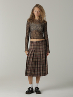 Топ Nala Leopard Print Mesh