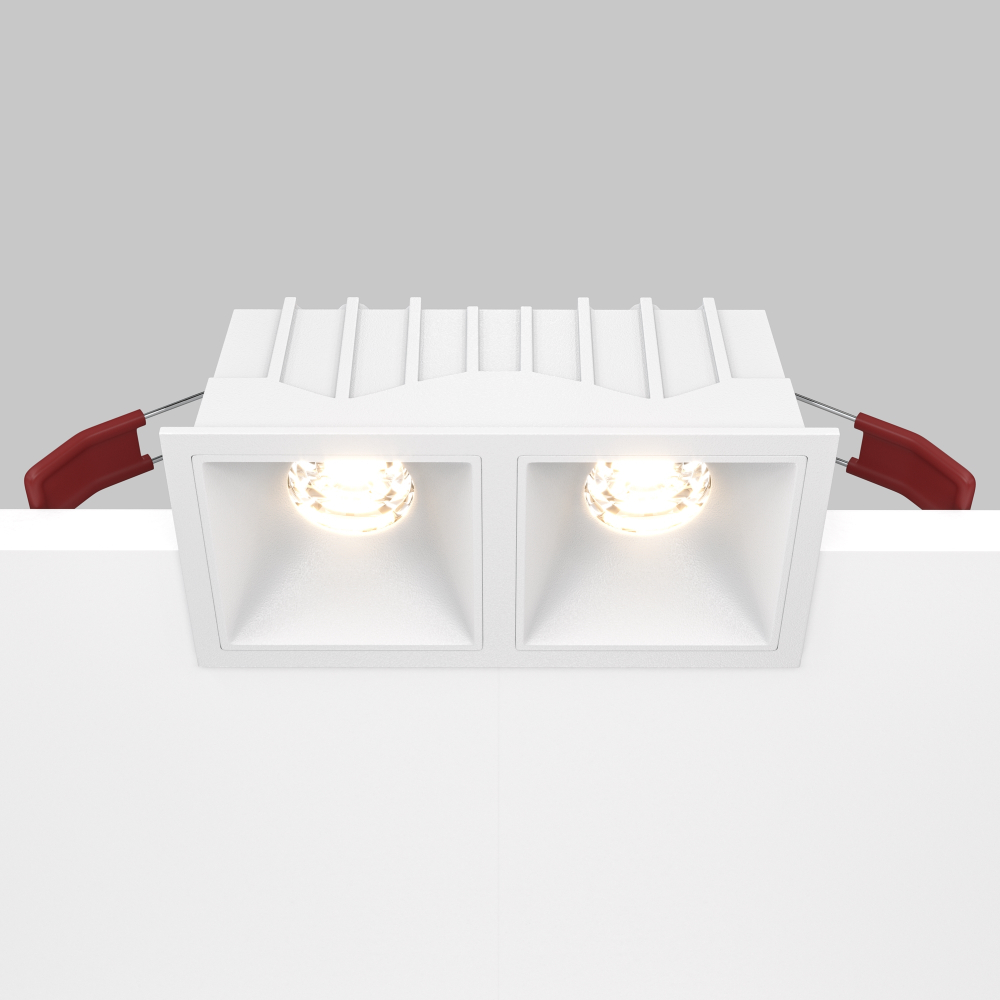 Встраиваемый светодиодный светильник Maytoni Alfa LED DL043-02-10W3K-SQ-W