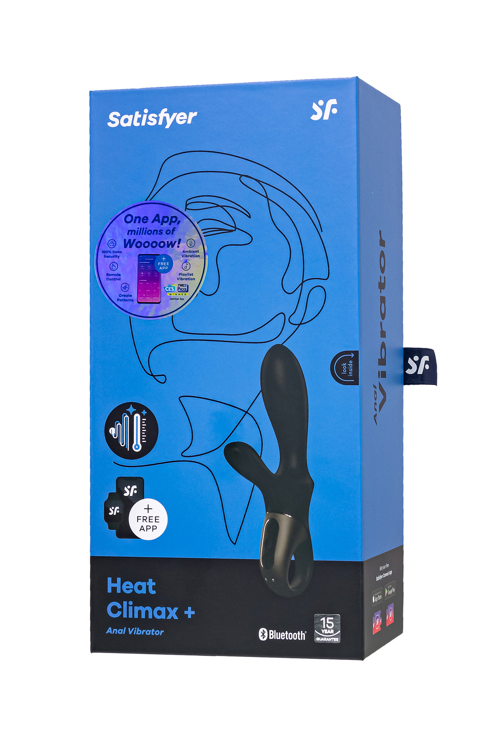 Вибростимулятор Satisfyer Heated Climax Plus черный
