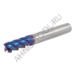 Фреза твердосплавная  10мм (L=75, l=25, хв=10) Z4 45° по закаленной стали BRHM-4E-D10.0 HRC65 AHNO