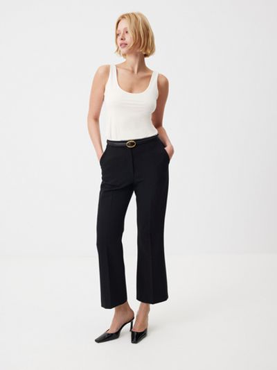 Топ из струящегося трикотажа Elegant White