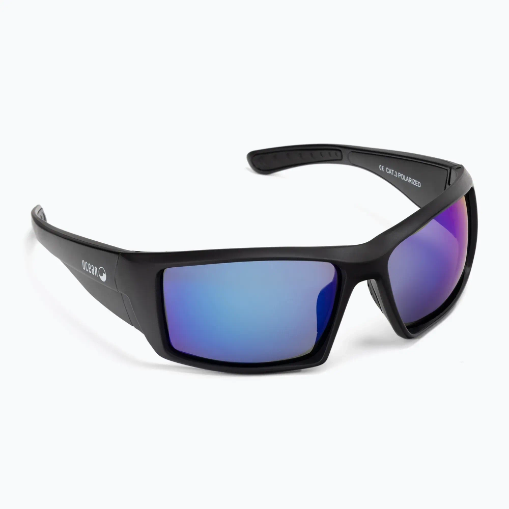 Спортивные очки OCEAN Aruba Matt Black / Revo Blue Polarized lenses