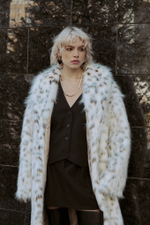 Эко-шуба CRUELLA | Макси | Пятнистая