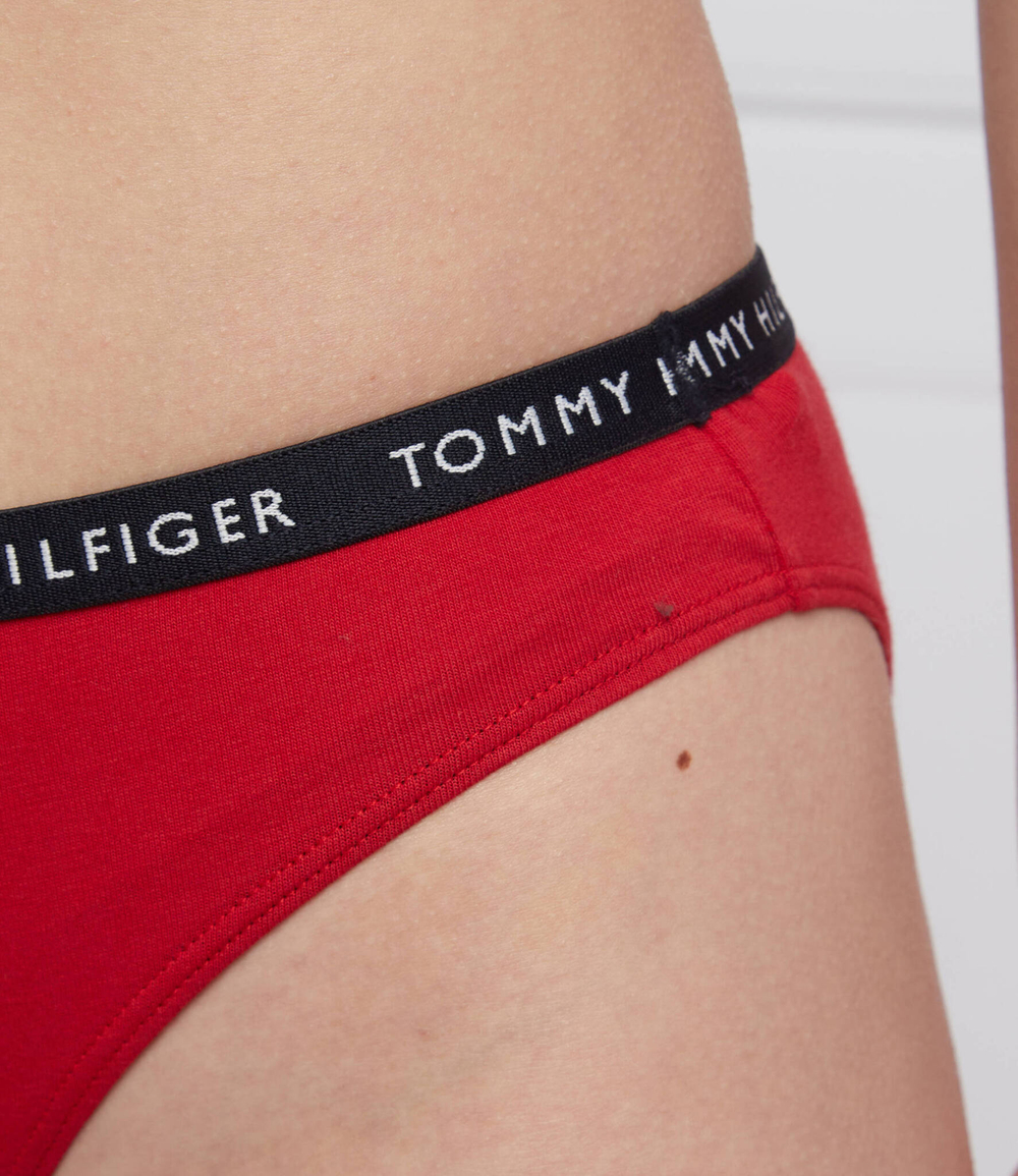 трусики 3 пары Tommy Hilfiger - красный(UW0UW02828)