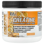 EVLution Nutrition, жевательные таблетки с моногидратом креатина, апельсин, 90 таблеток