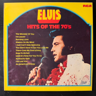 Elvis Presley - Hits Of The 70's (Англия 1974г.)