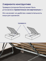 Кровать БайРест (рогожка с ПМ)