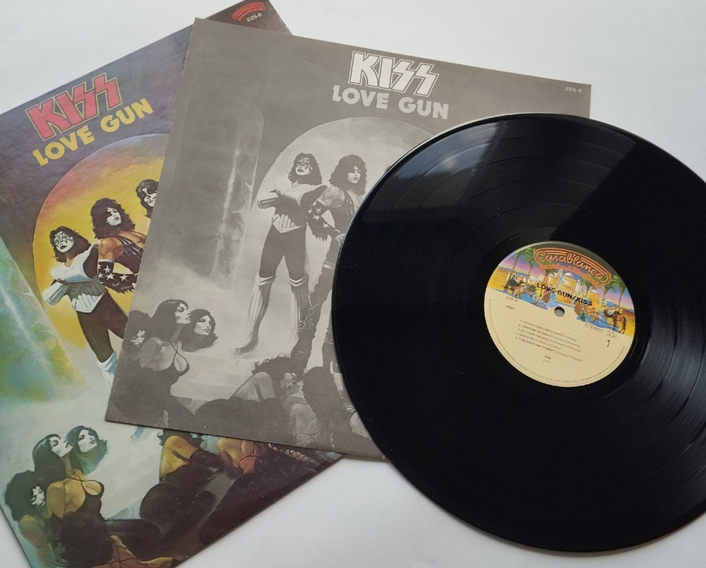 Винтажная виниловая пластинка LP Kiss Love Gun (Japan 1980) (No Obi) I Stole Your Love