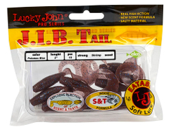 Твистеры съедобные LJ Pro Series J.I.B TAIL 2.0in (5,1 см), цв. S19, 10 шт.