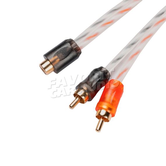 Y-коннектор DL Audio Barracuda YRCA 1M2F (ГУ)