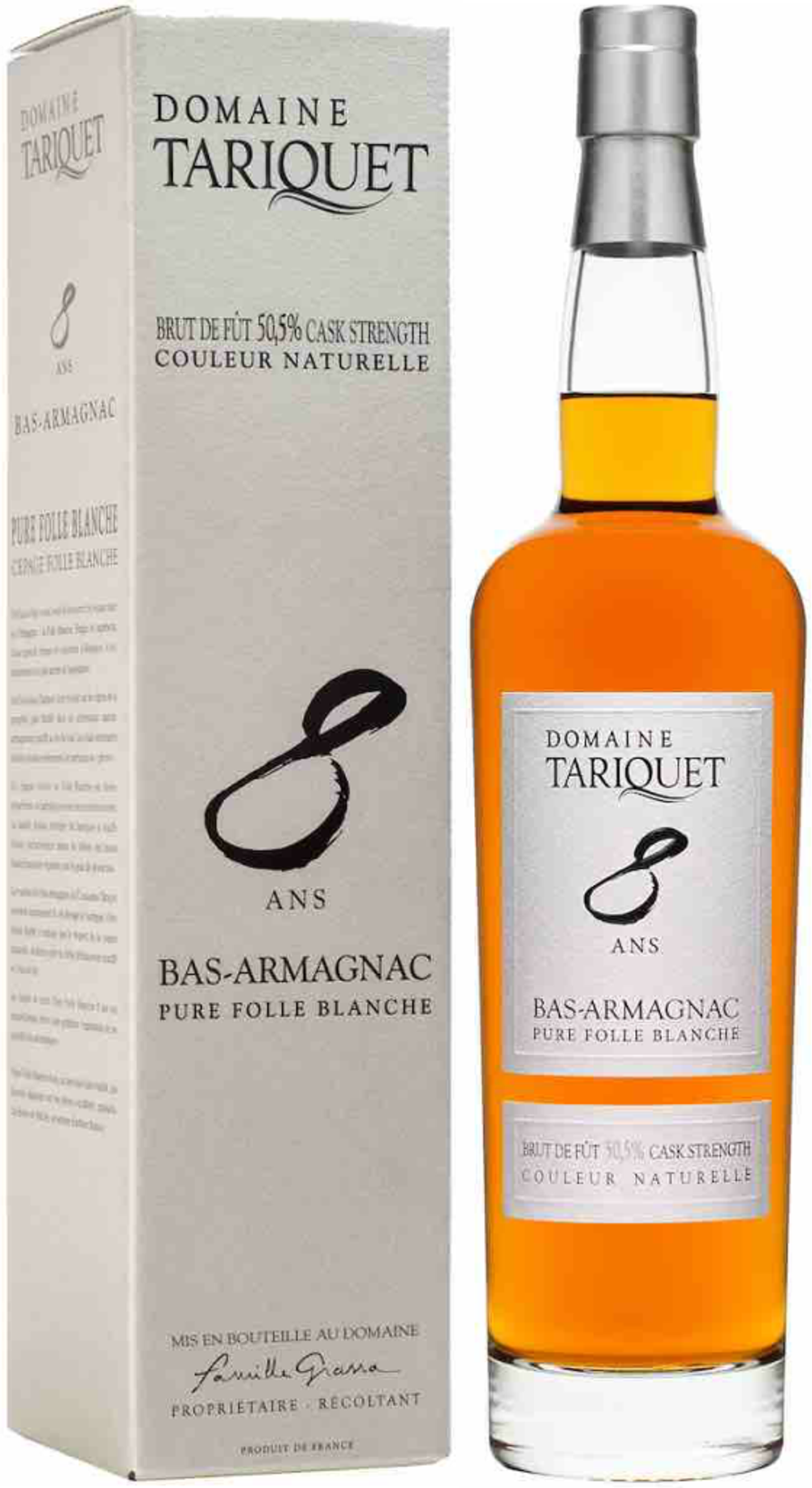 Арманьяк Domaine du Tariquet Folle Blanche 8 years, 0,7 л