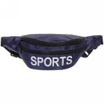 Сумка на пояс «Ultramarine - Sports Style», цвет синий, 3 кармана, 36*10*8см