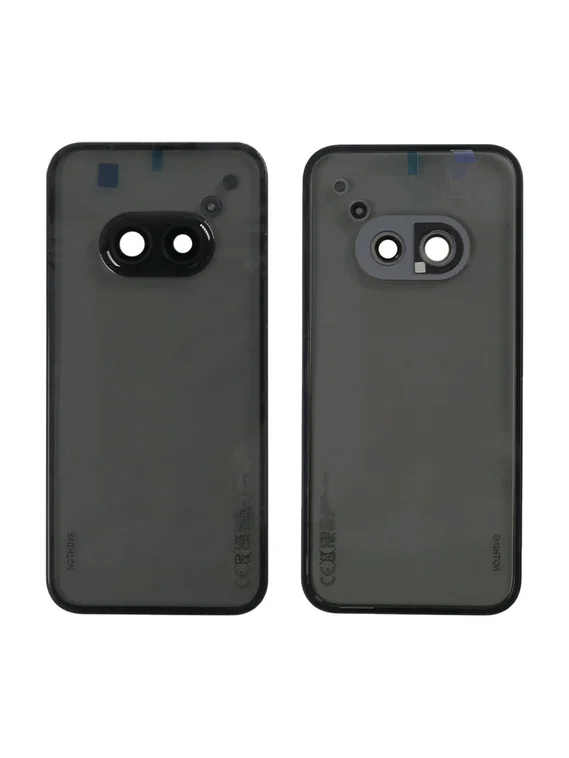 Задняя крышка для Nothing Phone (2a) со стеклом камеры, черная (Black)