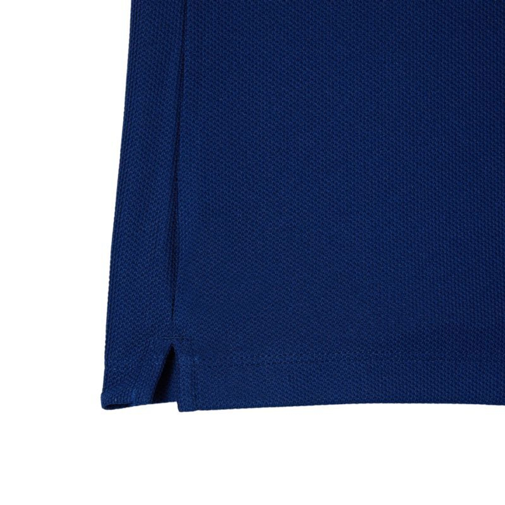 Женское поло Lacoste Pique Contrast Striped Collar - небесный