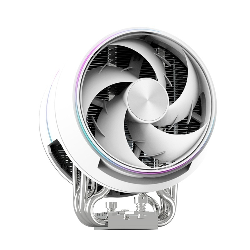 Кулер для процессора ZALMAN ZET5 WHITE, 4-PIN PWM, 600-2000 RPM, 30.4 DBA MAX