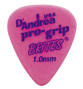 Медиаторы, дерлин, 72шт, 1.0мм, D'Andrea RPGB351-100HV ProGrip Brites