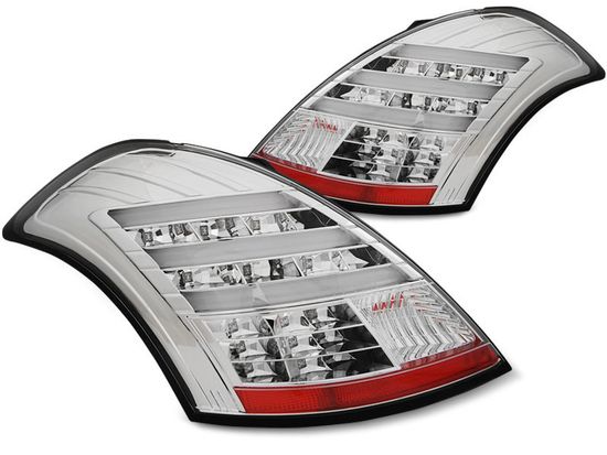 Задние фонари для Suzuki Swift III (11-...) LED Chrome