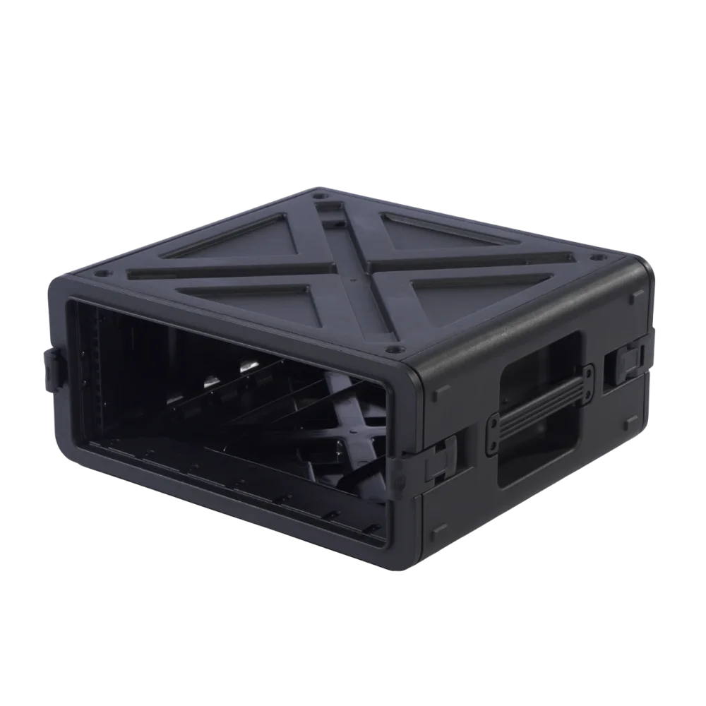 Ударопрочный пластиковый Рэковый кейс 4 юнита KZCASE@RACK4U