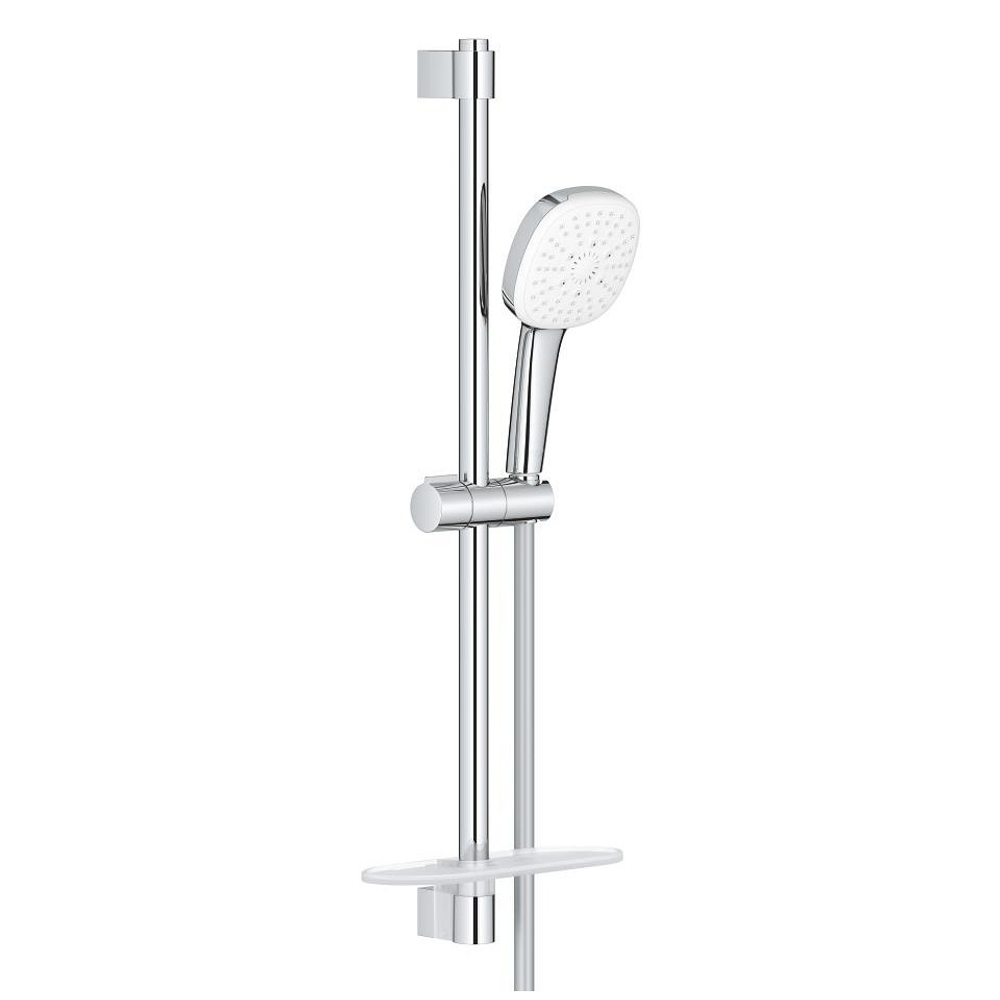 Набор для душа GROHE Tempesta Cube 110, 3 режима струи, с полочкой, хром (27576003)