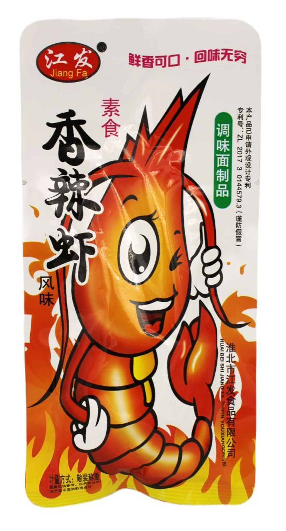 Мясо соевое креветка Jiang Fa 18гр*30шт  (14бл)   Китай