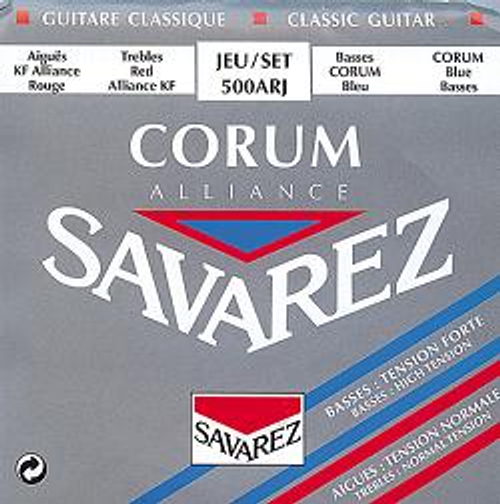 Savarez 500ARJ Corum Alliance Red/Blue medium-high tension струны для кл. гитары нейлон