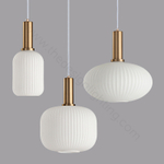 Pendant design lamp Iris C  (White)