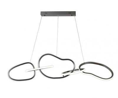 07609-5AL,12 Люстра Сена матовый никель w120*29 h200 Led 100W (4000K). ТМ Kink Light