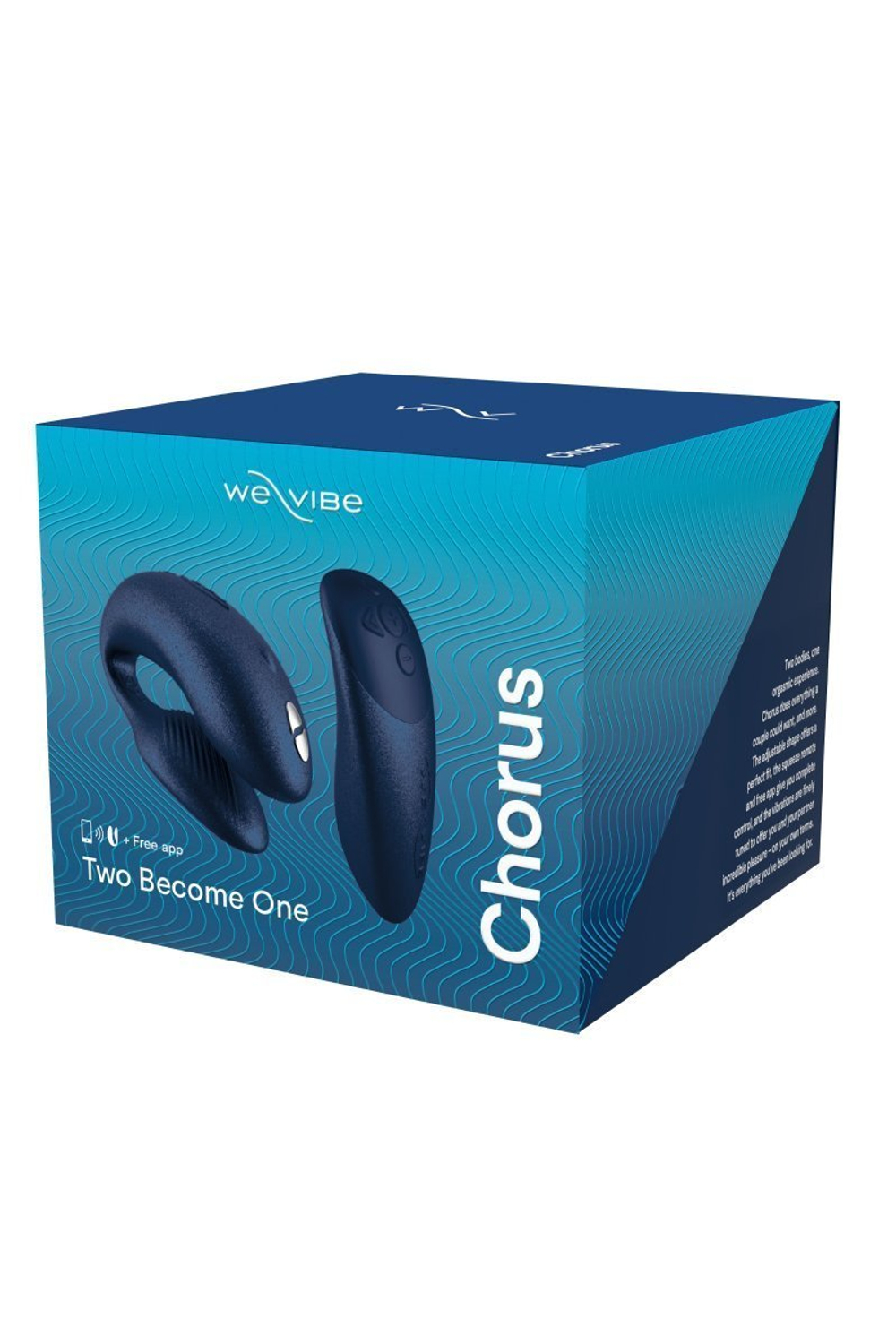 Сенсорный вибромассажер для пар We-Vibe Chorus Cosmic Blue