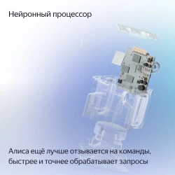 Умная колонка Yandex Станция Миди Алиса зеленый 24W 1.0 BT/Wi-Fi 10м (YNDX-00054EMD)