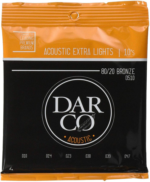 Darco 41Y18D510 струны акустической гитары, 10-47, бронза
