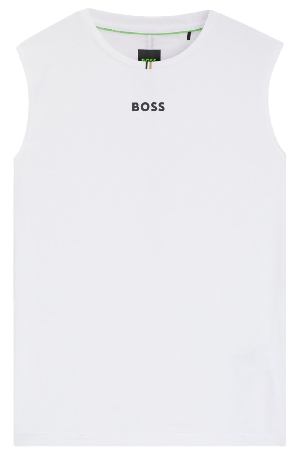 Мужская теннисная футболка BOSS TOC Serve - white
