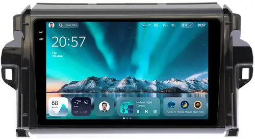 Магнитола для Toyota Fortuner 2015-2022 - Teyes CC4 монитор 9.2" 2K QLED на Android 14, Быстрейшая, Snapdragon 680, DSP, CarPlay, 4G SIM-слот