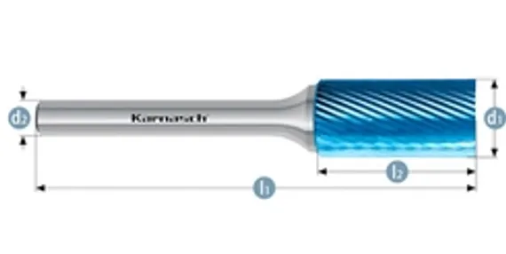 Спиральное сверло LENZ Ø6,5х63/101 мм, HSSE-Co5, DIN 338, 10 шт., арт. LZST-01065