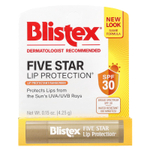 Blistex, Five Star Lip Protection®, защитное средство для губ и солнцезащитное средство, SPF 30, 4,25 г (0,15 унции)