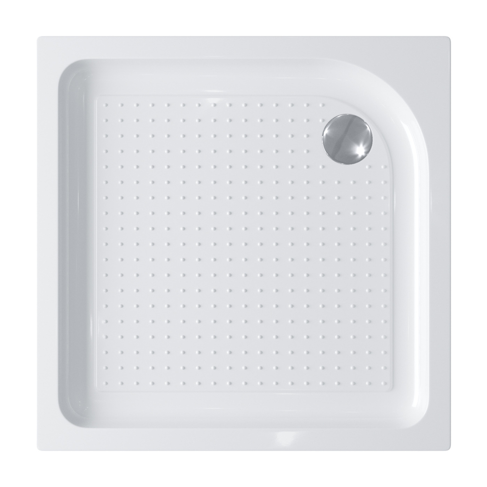 Акриловый поддон 95х95 BelBagno TRAY-BB-A-95-15-W с сифоном