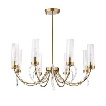 Люстра на штанге 8*E14 SL1400.303.08 латунь ILLUMIA ST-Luce
