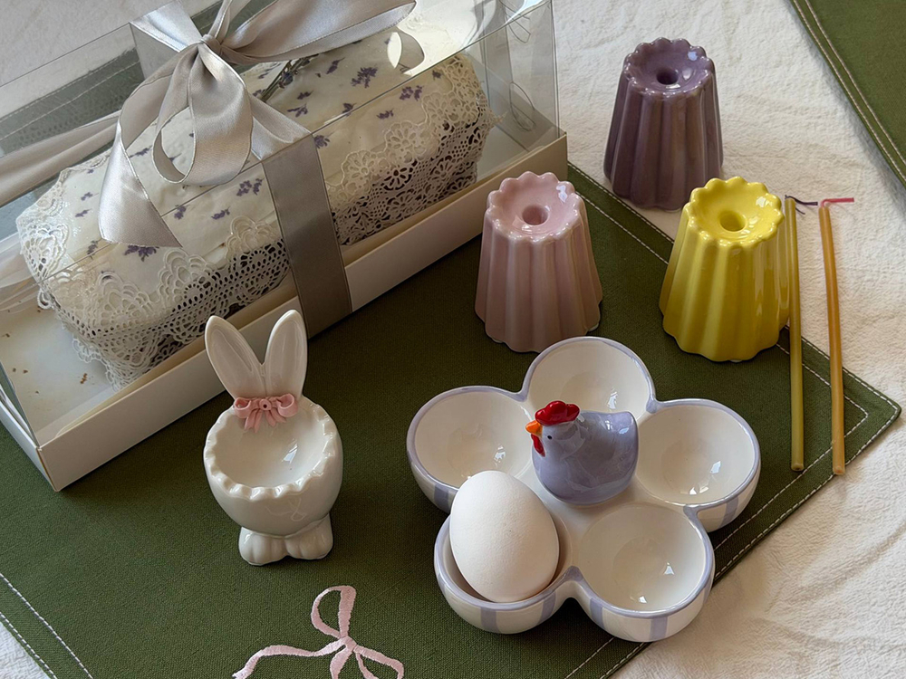 Набор подcвечников canel? из коллекции easter essential, 3 шт.