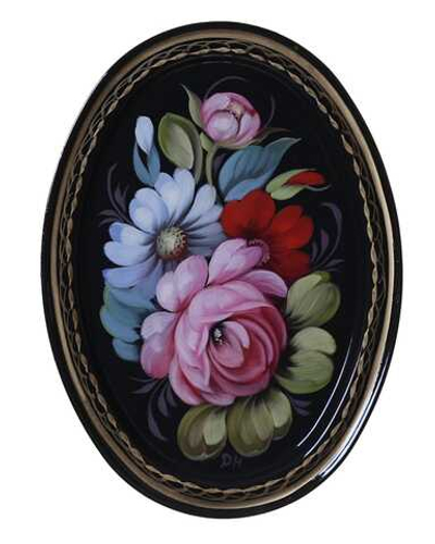 Zhostovo metal tray A2D051026242