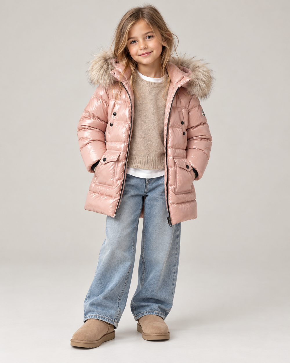 Зимний пуховик Moncler, 104-116