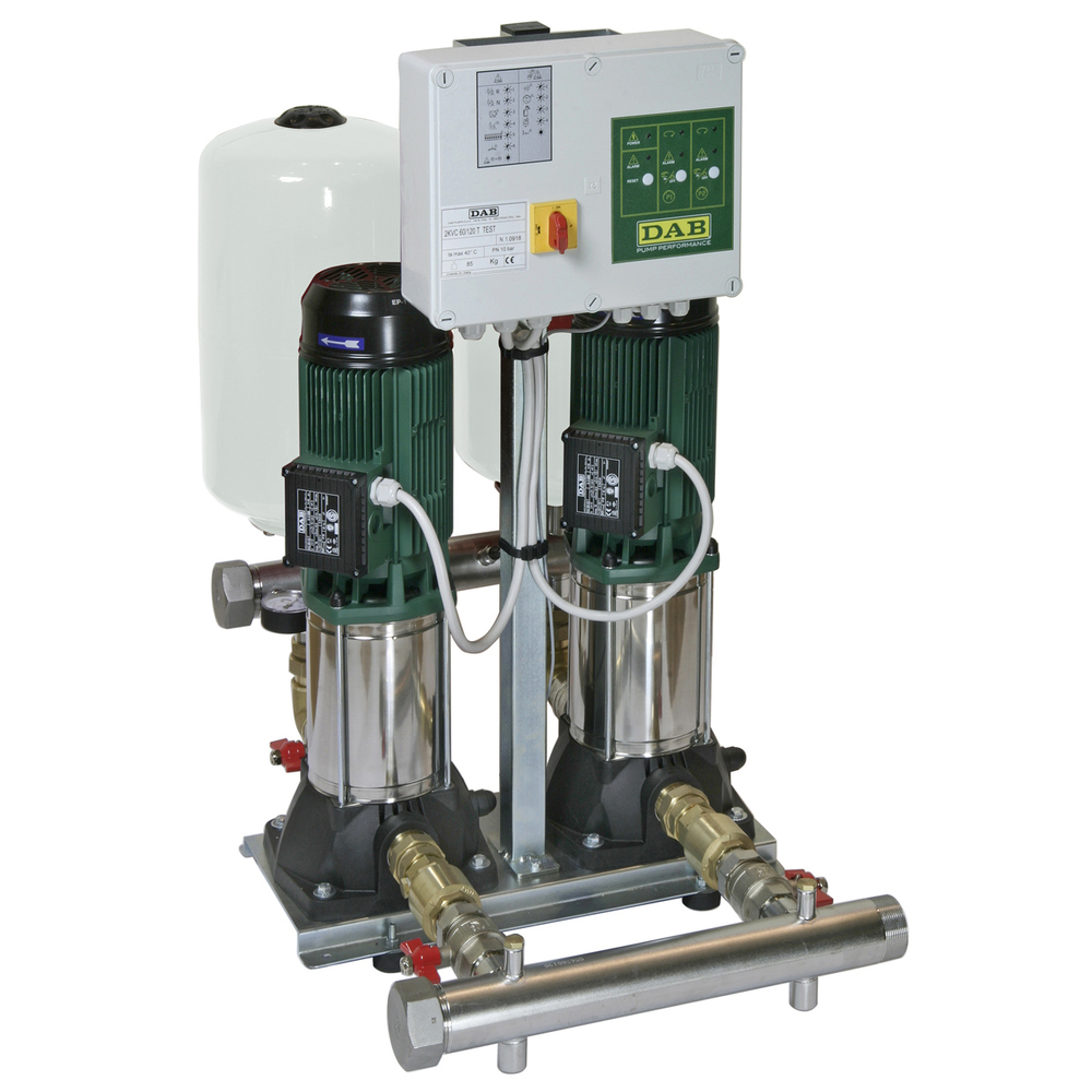 Установка насосная повышения давления DAB KVC2 45/120 T 400-50 IE3 (3х380В; 1,85кВт)