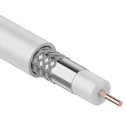 Кабель RG-6U, (32%), CCS, 75 Ом, ПВХ, 100 м, PROCONNECT