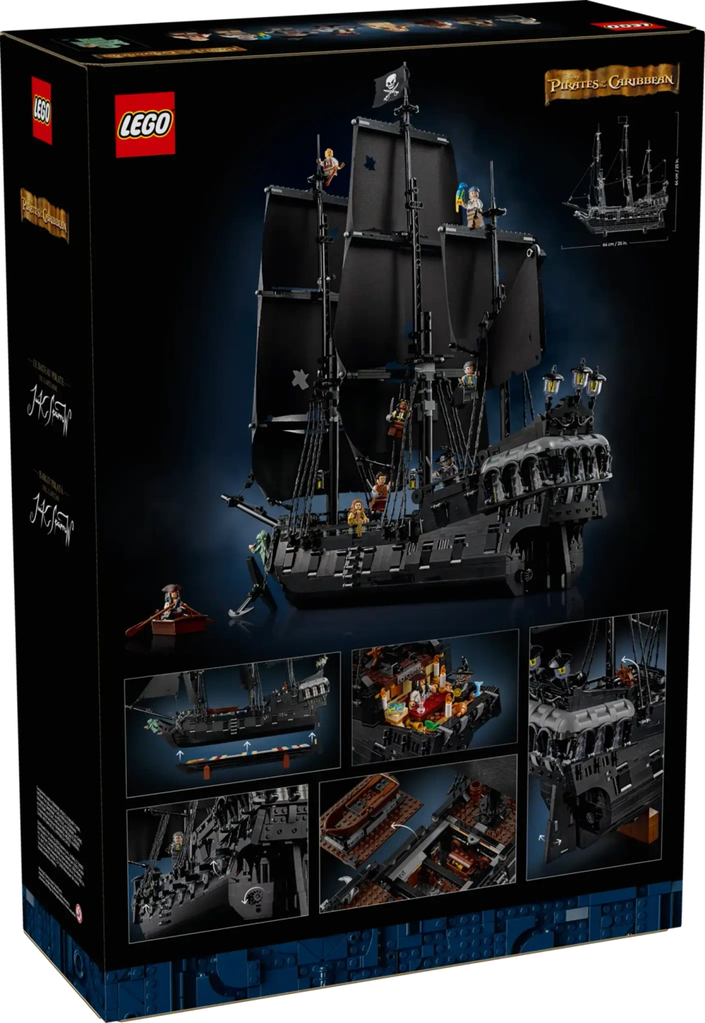 Конструктор LEGO Icons 10365 Пиратский корабль капитана Джека Воробья