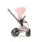 Детская коляска Cybex Priam V Style 2 в 1 Peach Pink на раме Rosegold