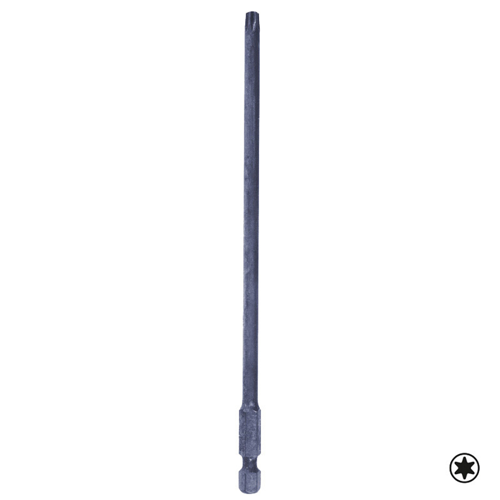 KING TONY (711527T) Вставка (бита) торцевая 1/4", L = 150 мм, TORX, T27, для шуруповерта