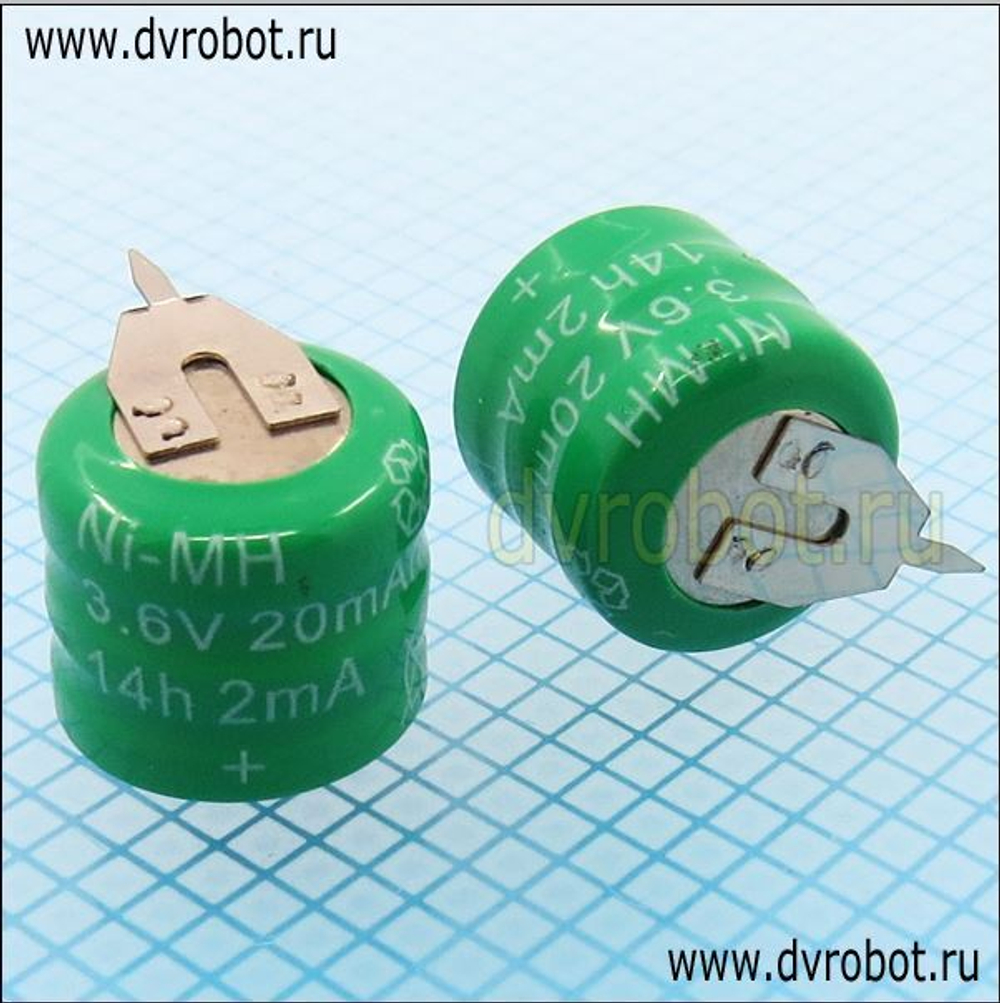 Аккумулятор NiMH 3.6V 20mA