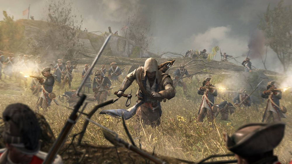 Assassin's Creed III. Обновленная версия (картридж для Nintendo Switch, полностью на русском языке)