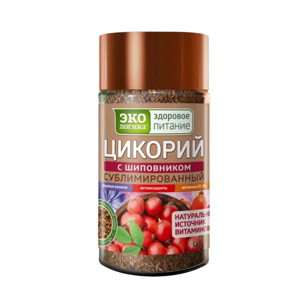 Цикорий Эко Логика с шиповником сублим. 85 гр ст/б