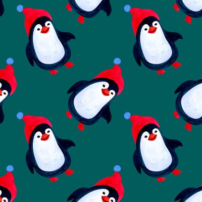Winter Pinguin
